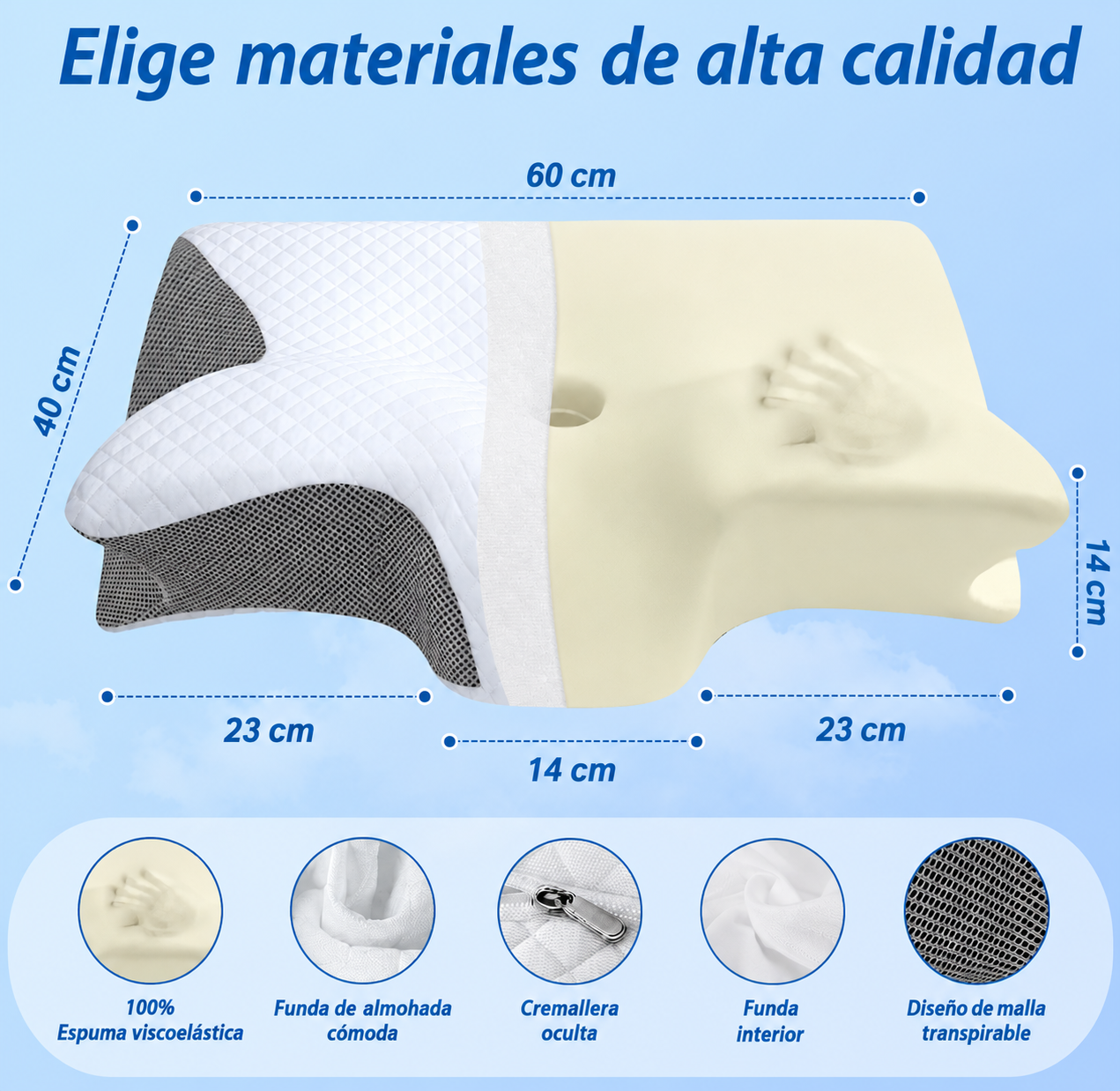 Drelax™ | Almohada Cervical Ergonómica