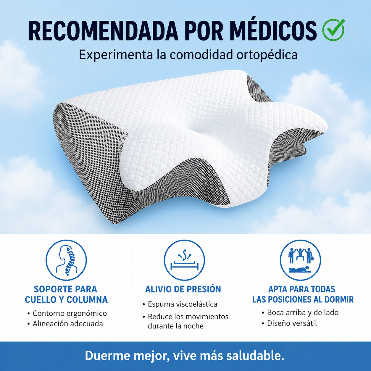 Drelax™ | Almohada Cervical Ergonómica